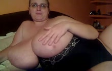 Monster Boobed BBW Playing With Herself