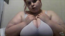 Horny SSBBW Has Fun On Skype Call