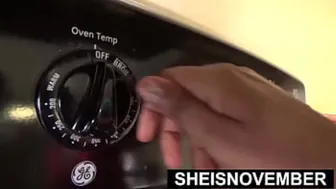 Caught My Young Step Sister In The Kitchen &mdash;  Got Hot — Face Fucked Her Mouth And Shaved Pussy🌮️ &mdash;  Petite Ebony Whore Riding Big Dick🍆 BBC Closeup